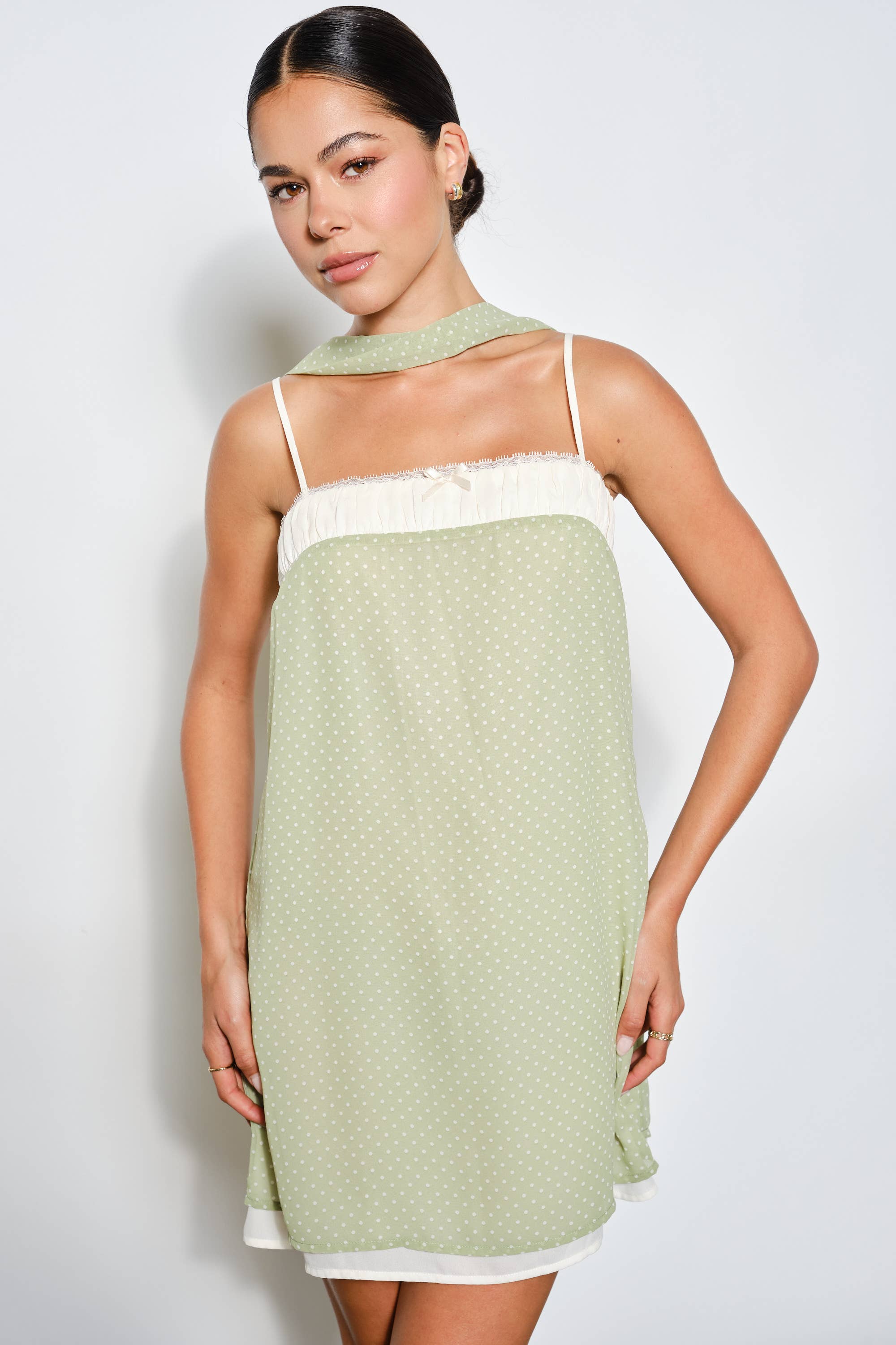 KAILA POLKA DOT MINI DRESS