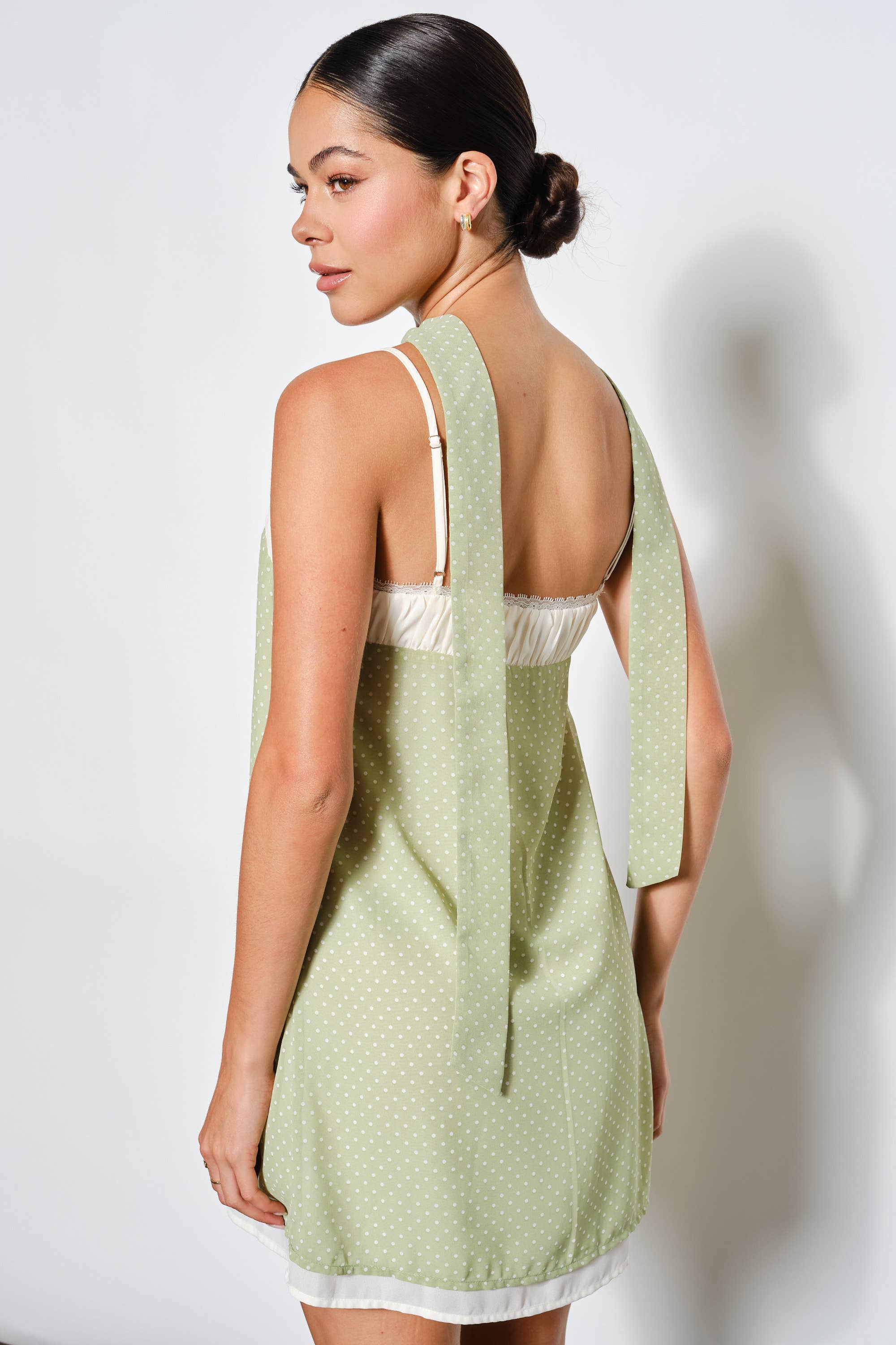 KAILA POLKA DOT MINI DRESS