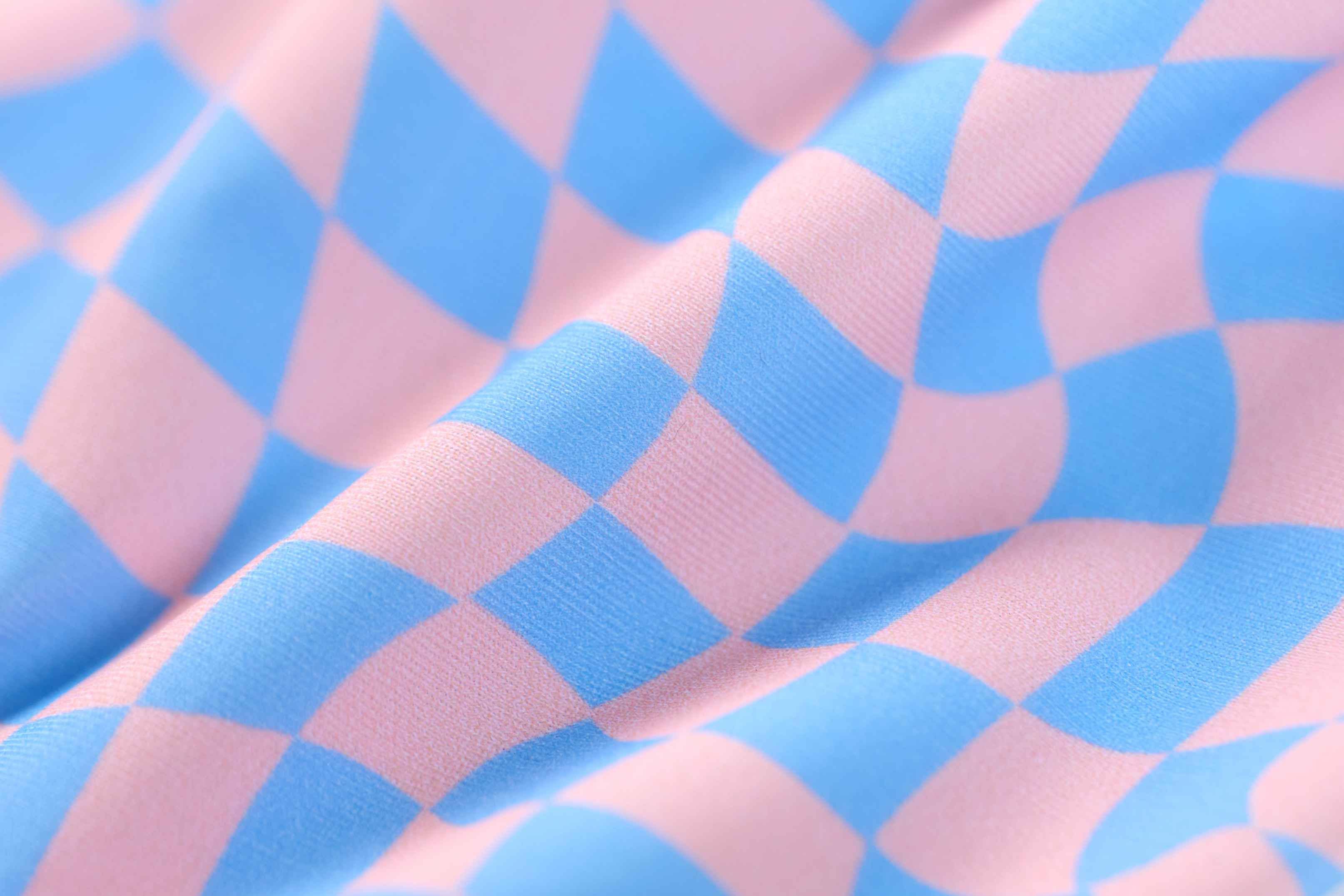 SUNDAZE BRUNCH LAVENDER CHECKER PINK BIKINI