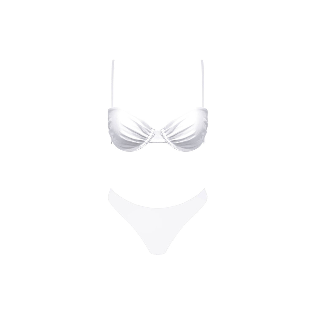 SUNDAZE BRUNCH LORENZO BIKINI SET: WHITE
