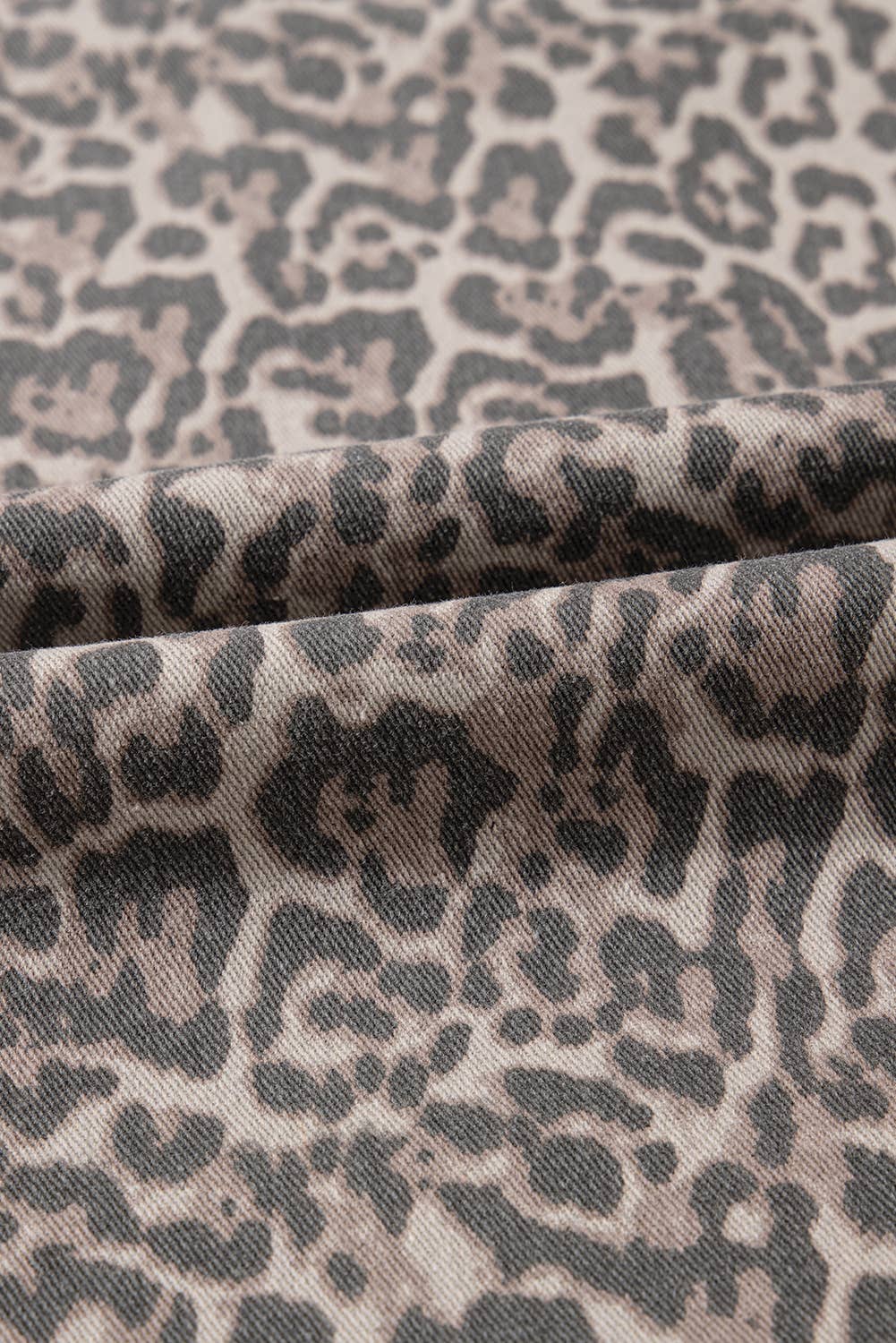 Western Leopard Waist Jeans