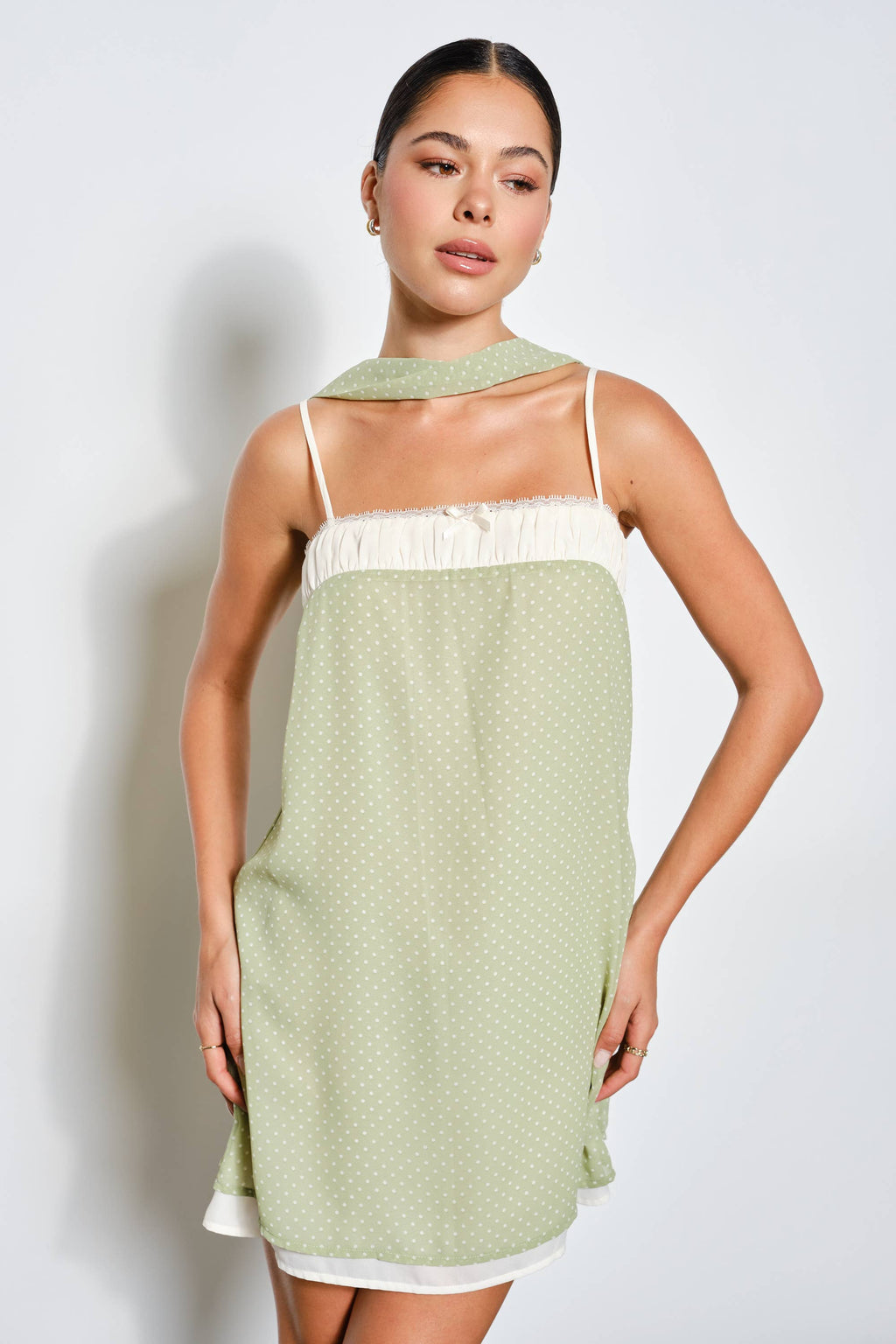 KAILA POLKA DOT MINI DRESS