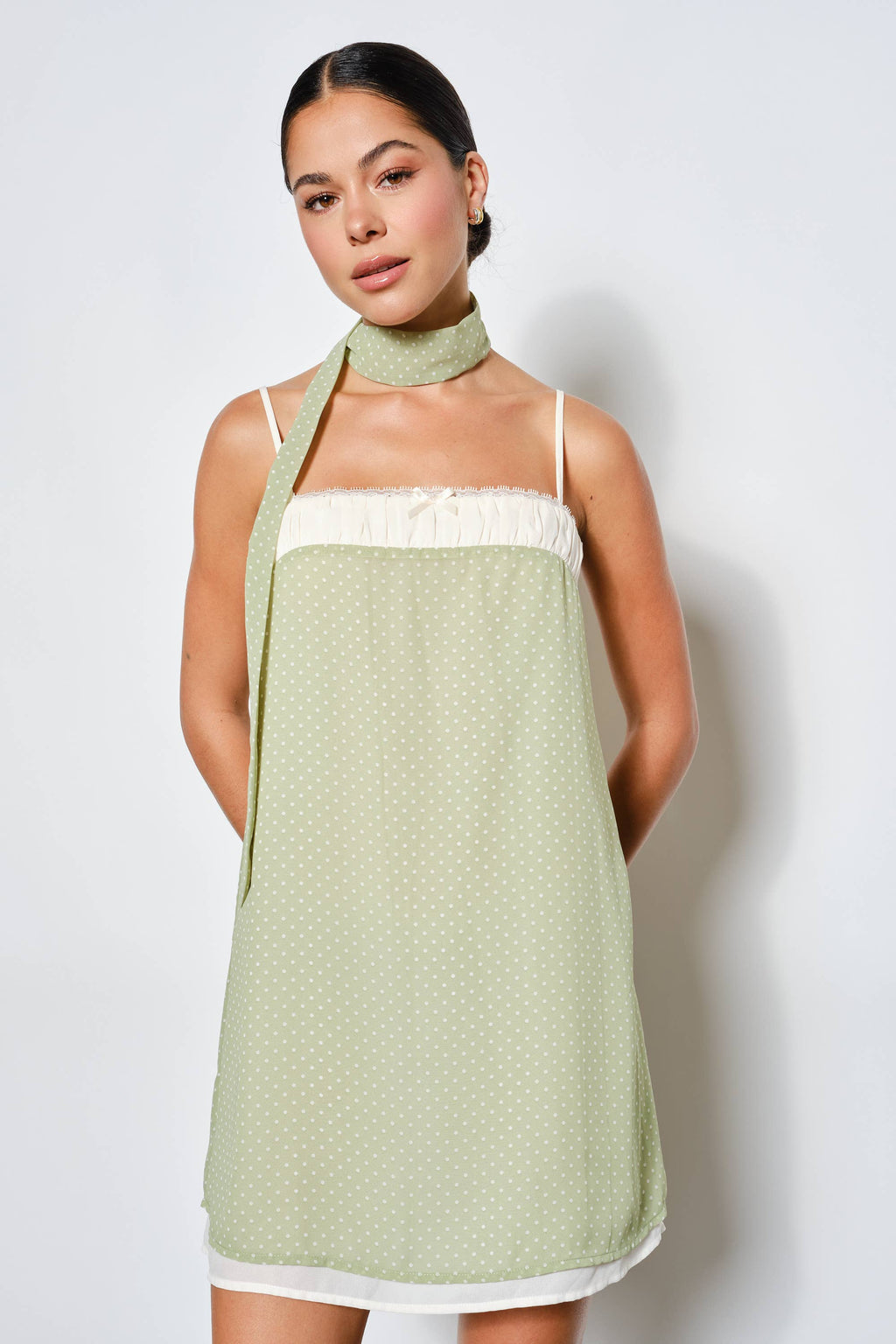 KAILA POLKA DOT MINI DRESS