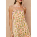 Hear That Strapless Back Detail Mini Dress: