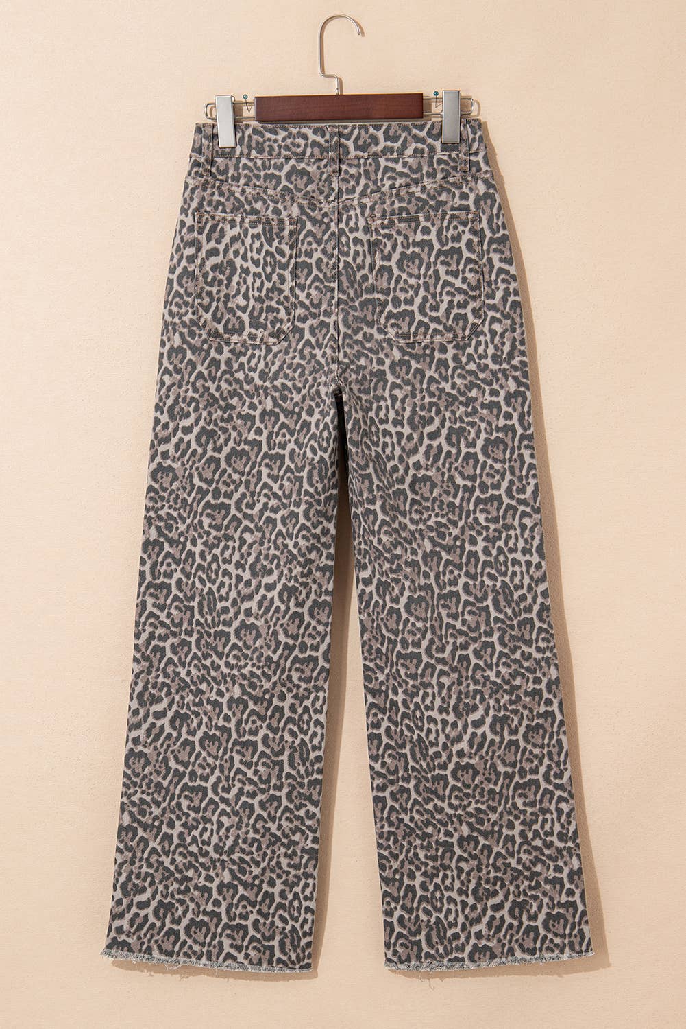 Western Leopard Waist Jeans